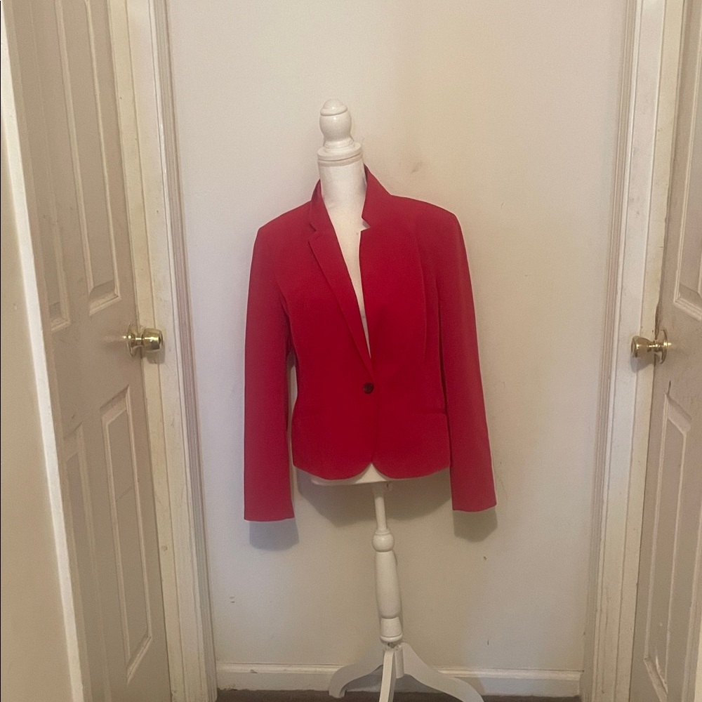 Worthington Vibrant Red Blazer